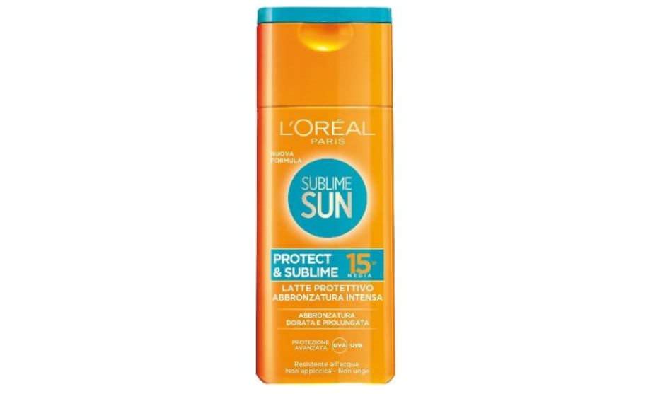 L'Oréal Sublime Sun crema solare fattore 15