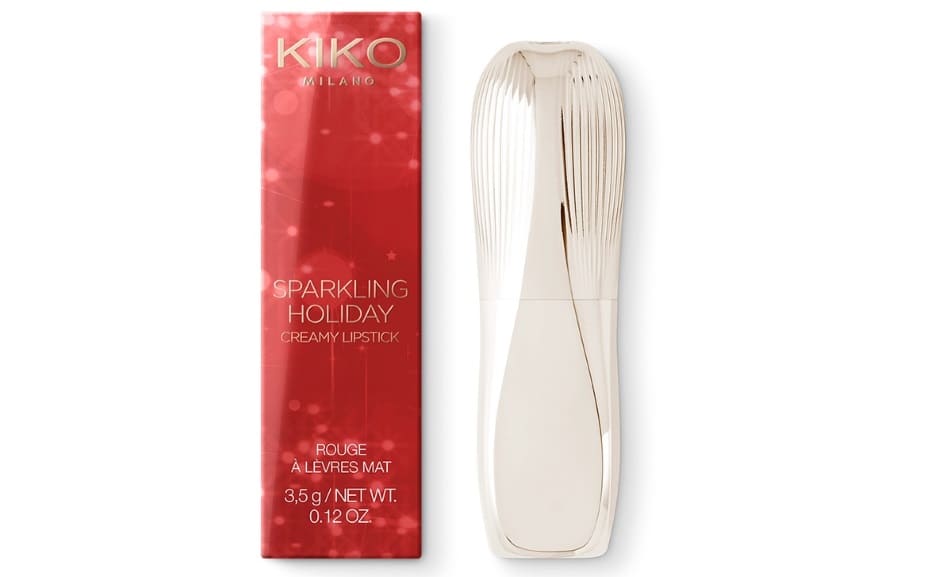Collezione Natale Kiko Sparkling Holiday creamy lipstick