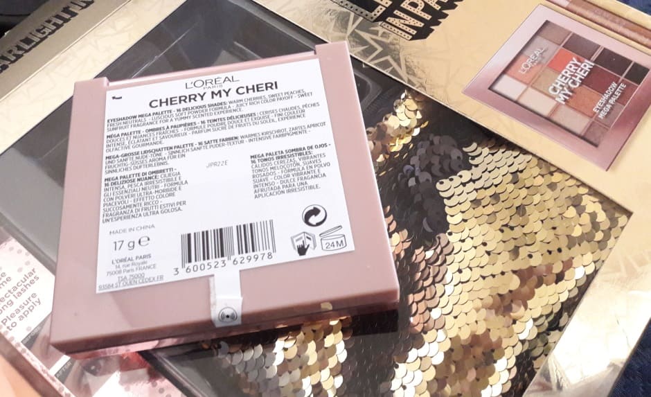 Palette Cherry My Cheri L'Oréal - inci
