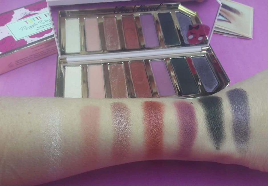 Swatch Tutti Frutti Palette Too Faced