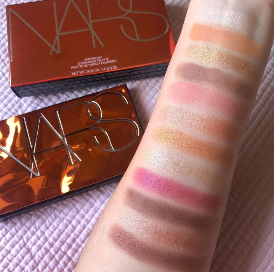 Palette ombretti Nars Afterglow - Swatch