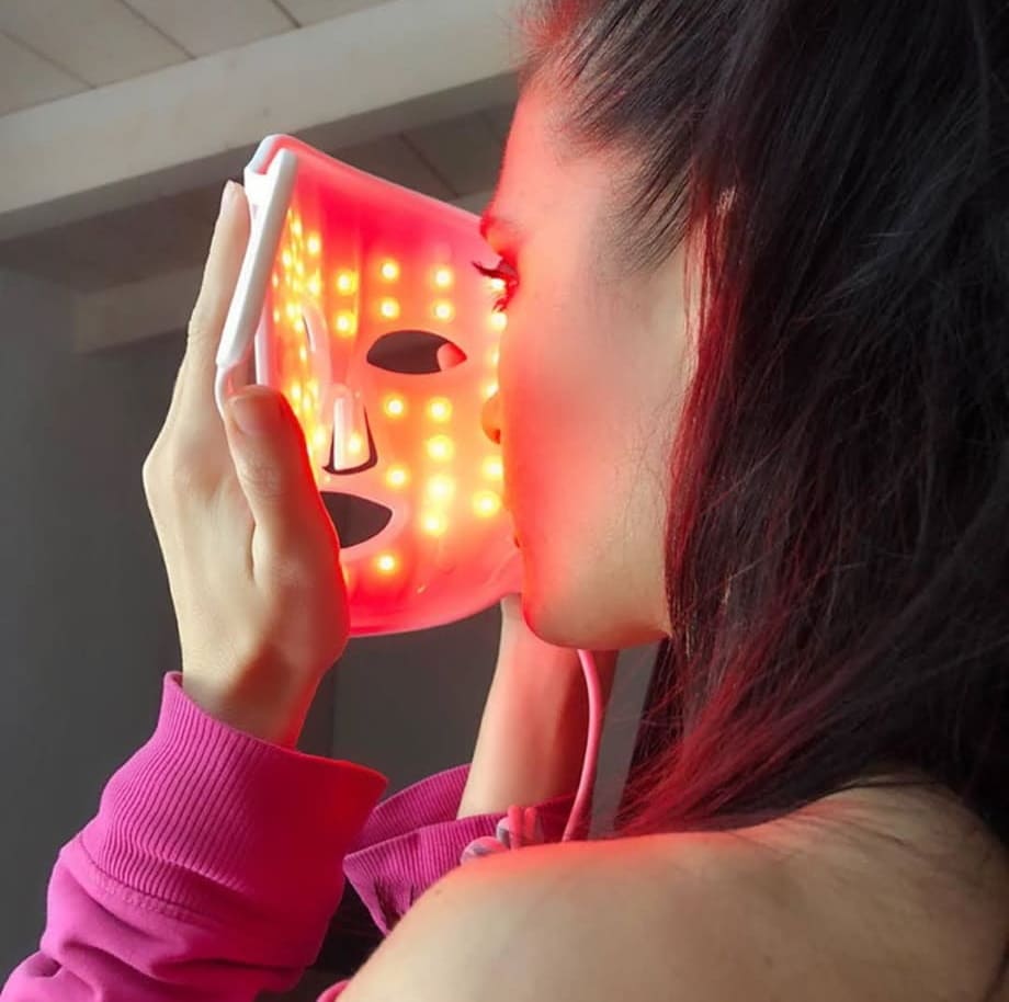 Maschera viso LED regali Natale beauty tecnologici