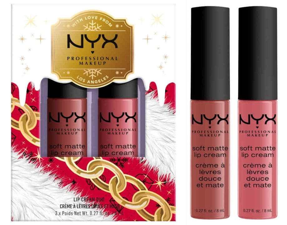 NYX Soft Matte Lip Cream Duo cofanetti labbra Natale