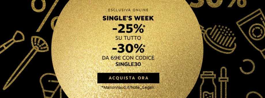Singles' Day Make Up Sconti Marionnaud 2022