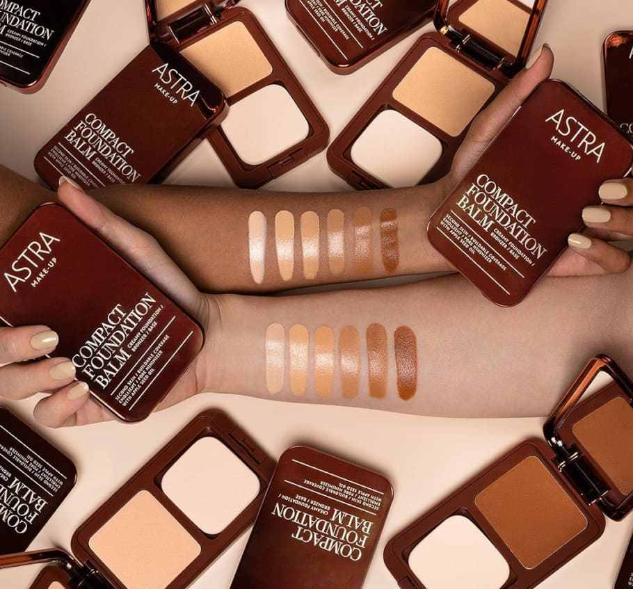 Compact Foundation Balm swatches
