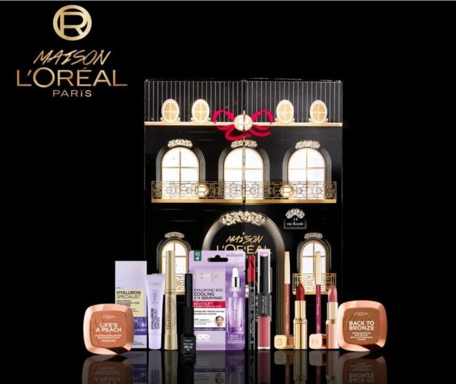 Calendario Avvento Beauty L'Oréal 12 giorni