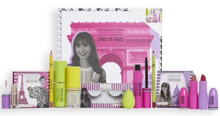 Emili in Paris Calendario Avvento Beauty Makeup Revolution 2023