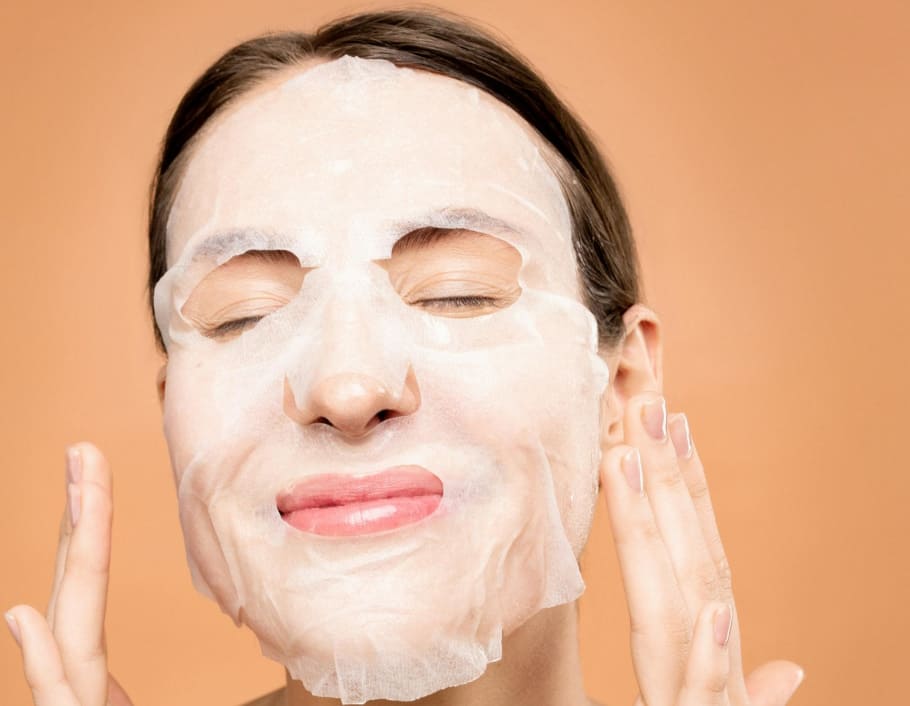 Skincare routine maschera viso