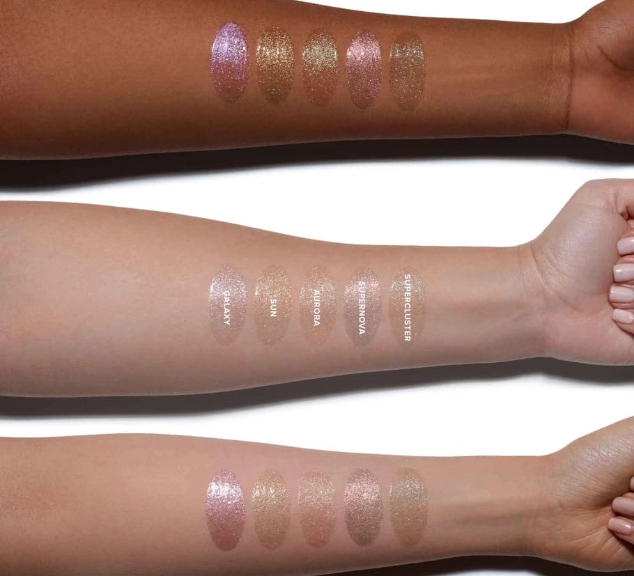 Ethereal Eye Gloss swatches